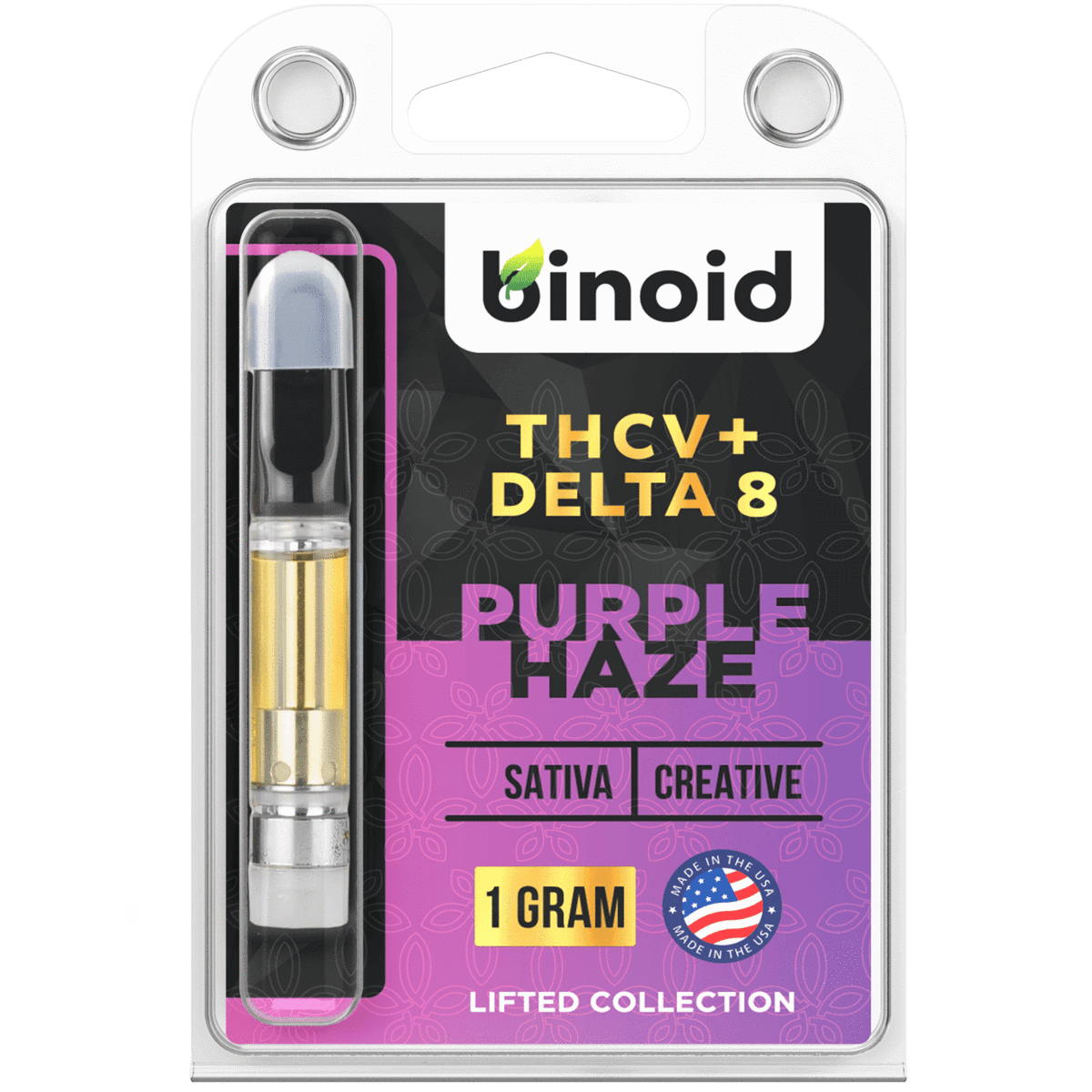 THCV + Delta 8 THC Vape Cartridge- Purple Haze